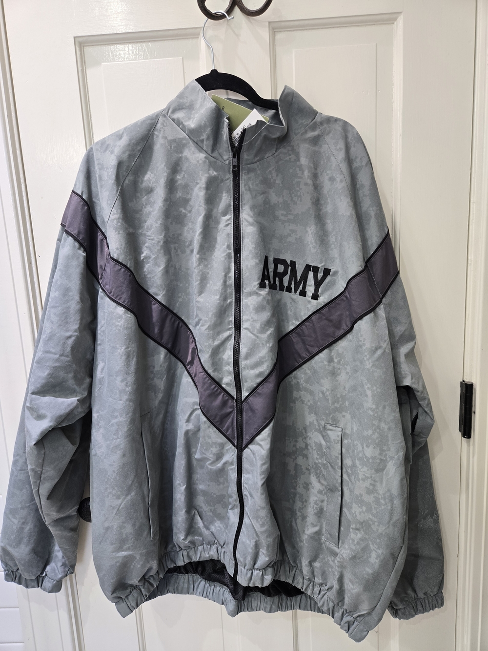 XL NEW US ARMY DIGICAM CAMOPT PT JACKET/ WINDBREAKER REFLECTIVE CAMOUFLAGE
